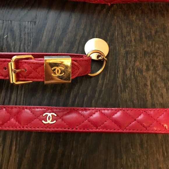 Ultra Rare Chanel leash and collar combo - Picture 2 of 6